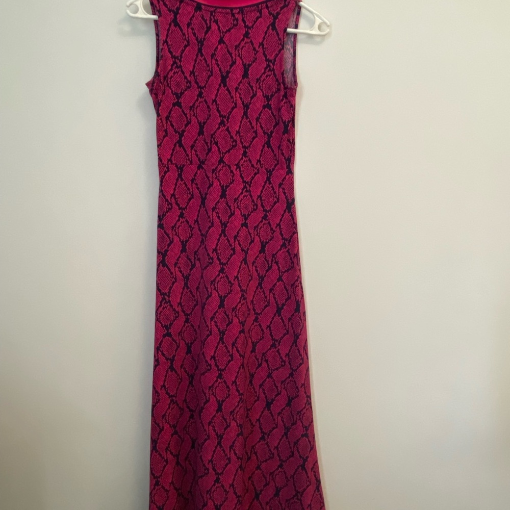 Michael Kors Pink Snakeskin Maxi dress - Picture 2 of 5